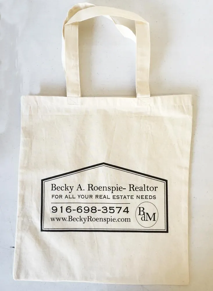 12 ct Economical 100% Cotton Reusable Wholesale Tote Bags - By Dozen