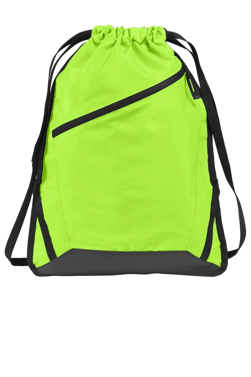 12 ct Zip-It Drawstring Backpack with Adjustable Straps - By Dozen