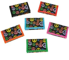 4.5" peace sign wallet Case of 288