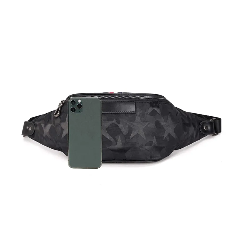 Anti-Theft Solid Star Pattern Waist Bag