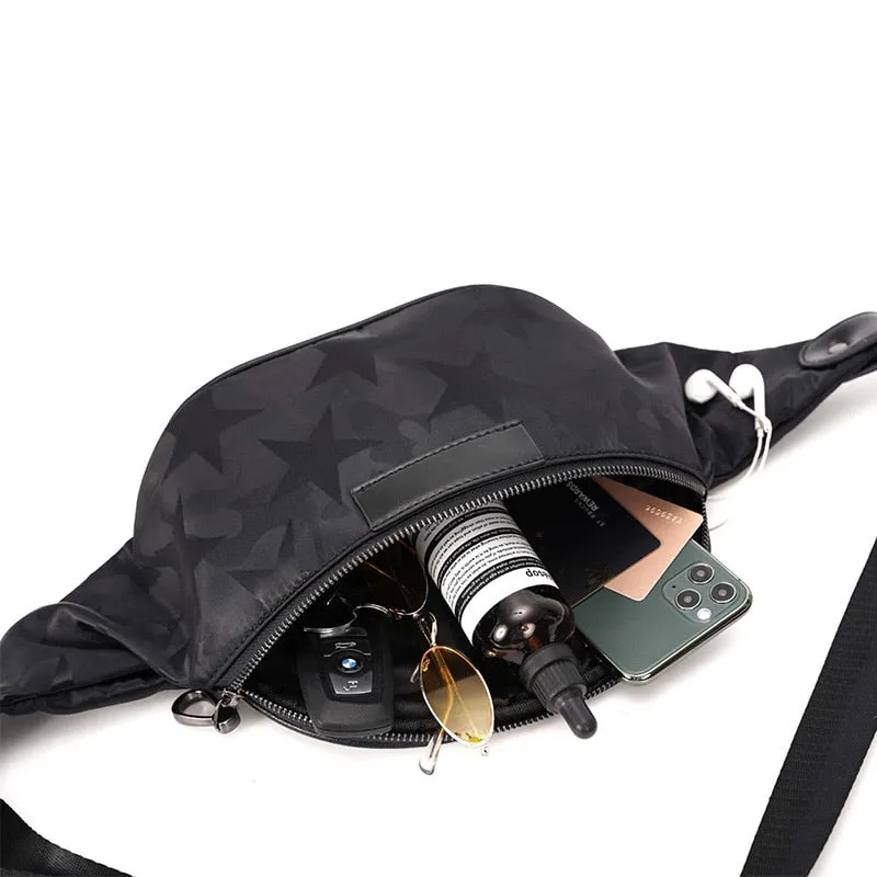 Anti-Theft Solid Star Pattern Waist Bag