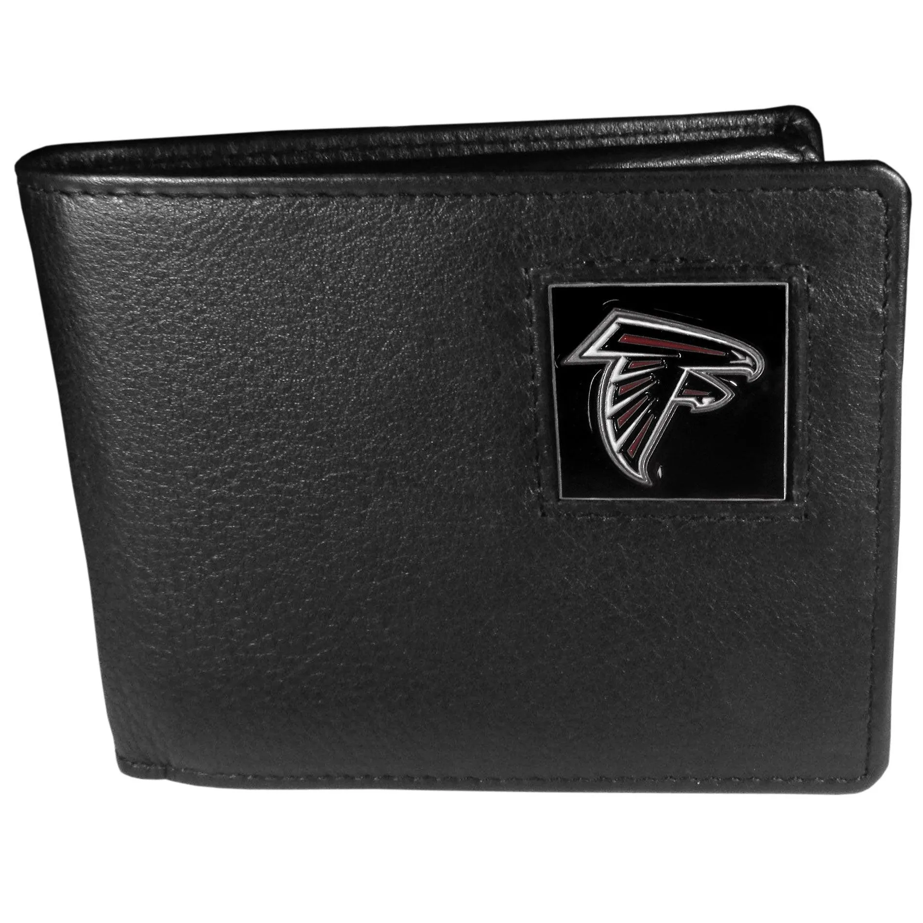 Atlanta Falcons Leather Bi-fold Wallet Packaged in Gift Box