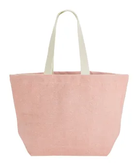 Blossom - Soft washed jute beach bag