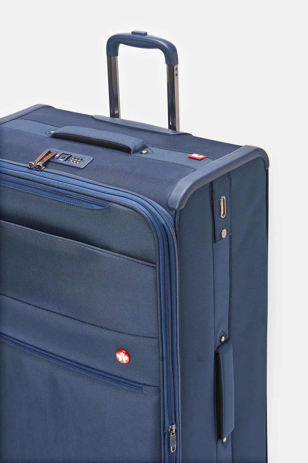 Blue Soft Trolley Luggage (28 Inch)