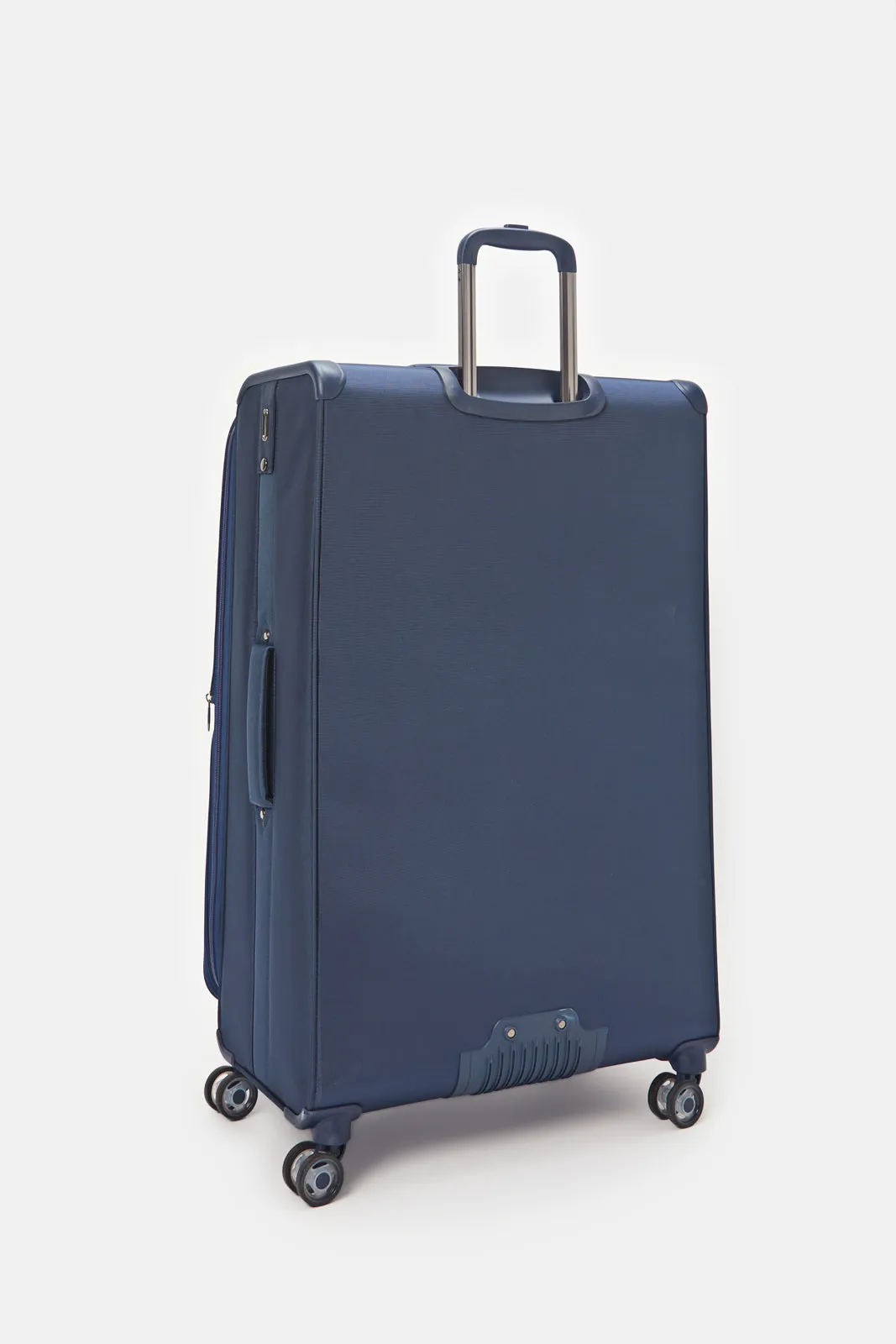 Blue Soft Trolley Luggage (28 Inch)