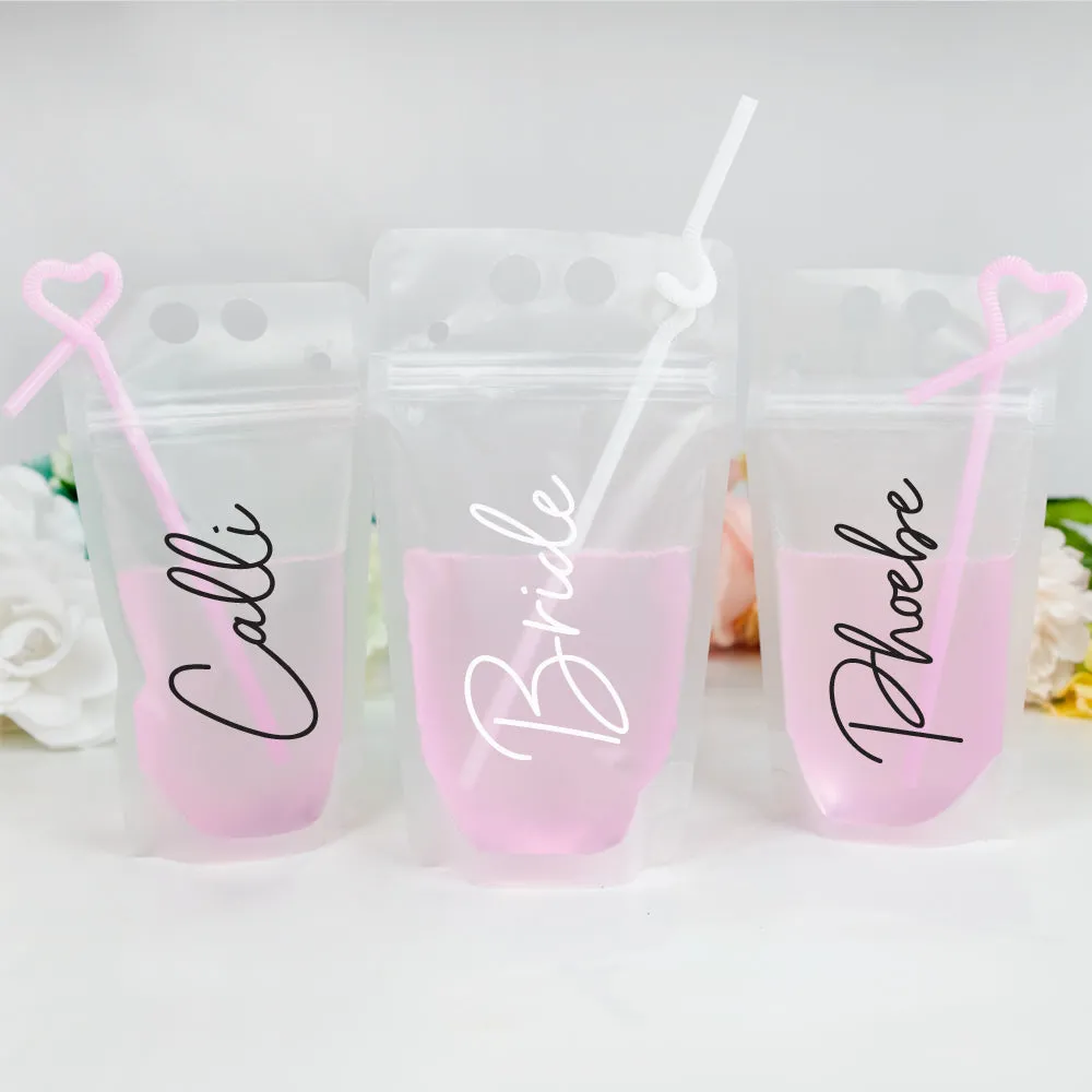 Bridesmaid Drink Bags