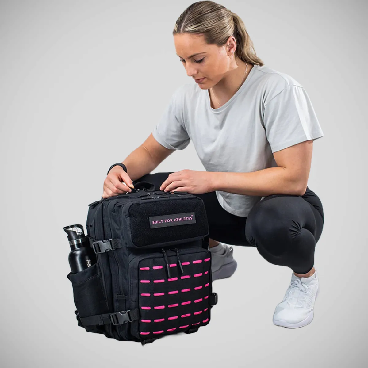 Built For Athletes Small Gym Backpack Black/Pink