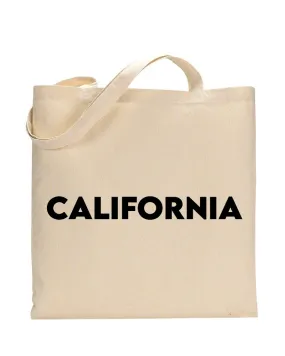 California Tote Bag - State Tote Bags