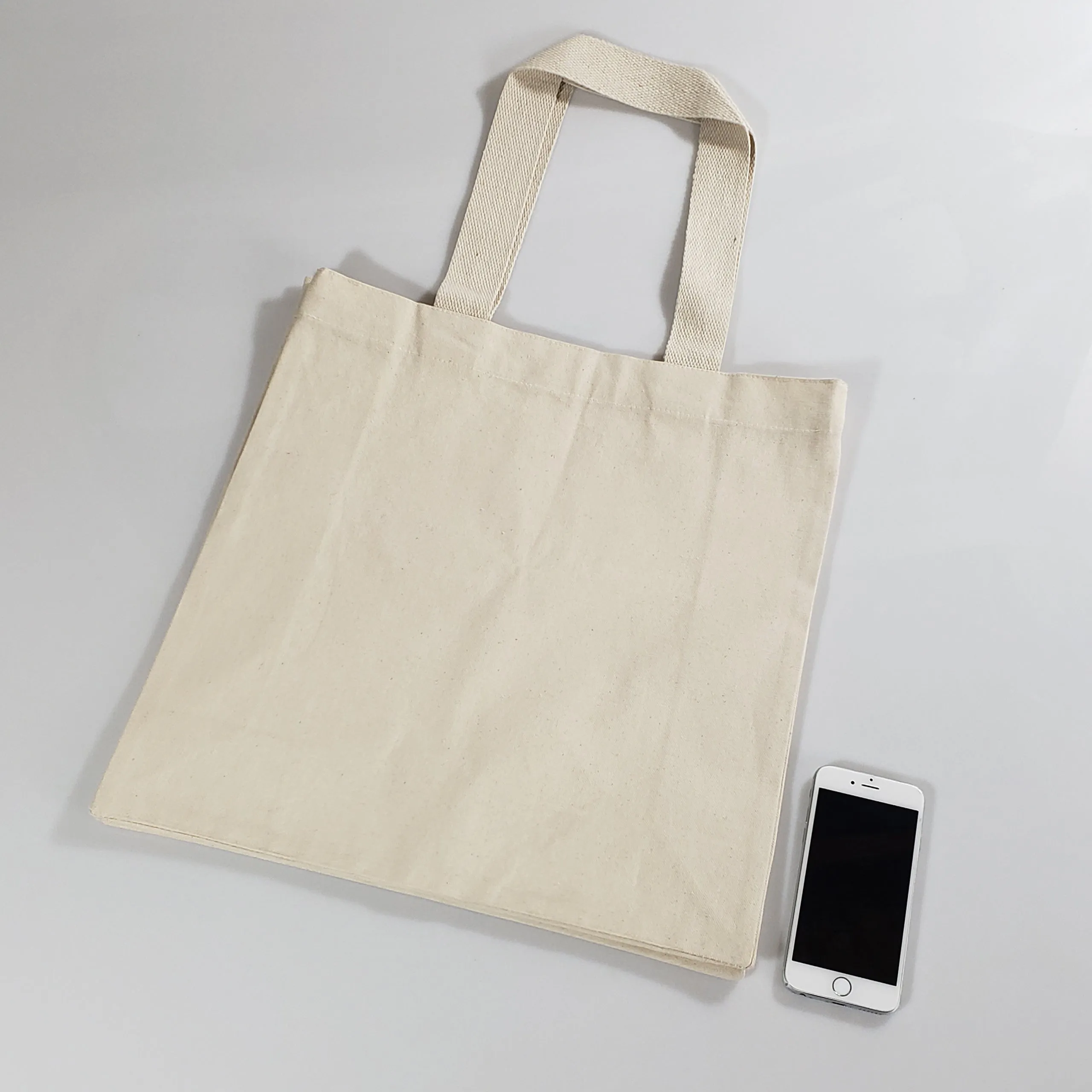 Closeout 12 oz Canvas Shopper Tote Bag / Grocery Bag - TF255