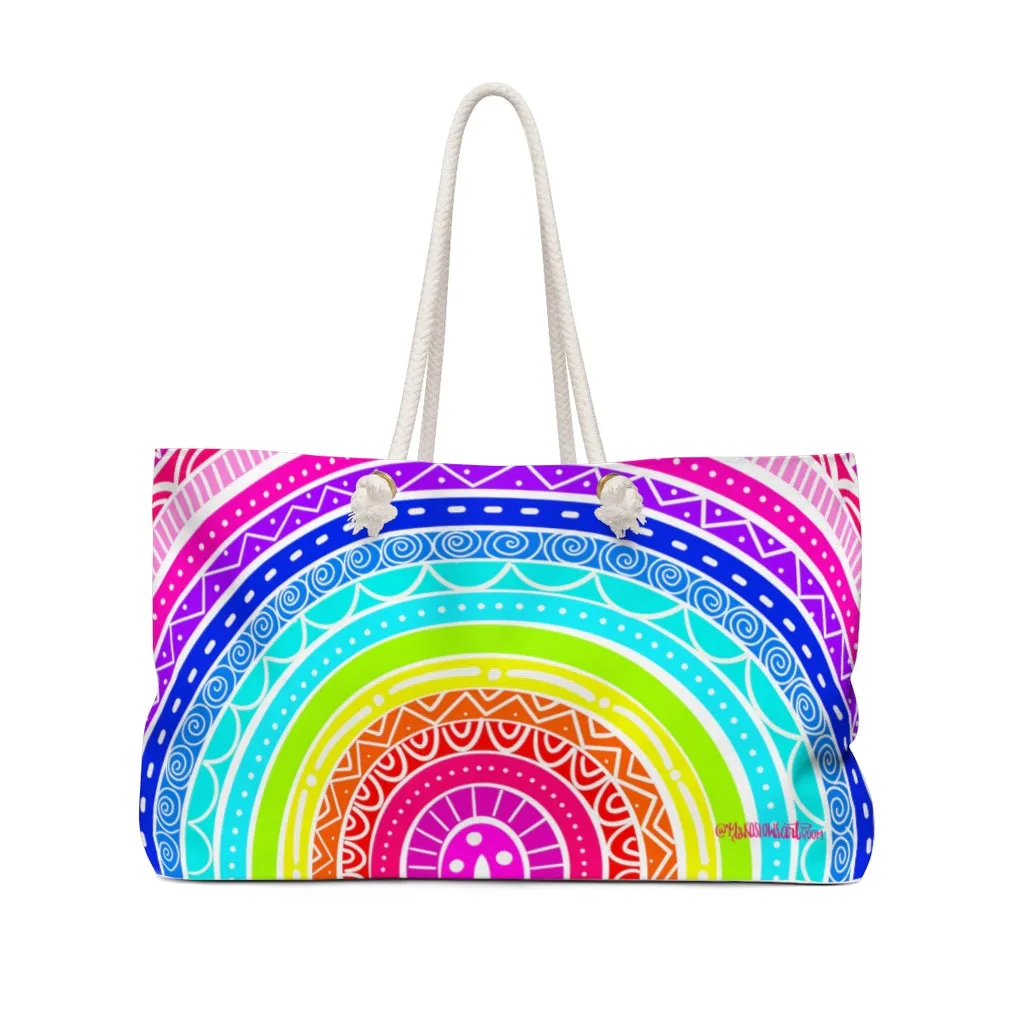 Colorful Rainbow: Weekender Bag