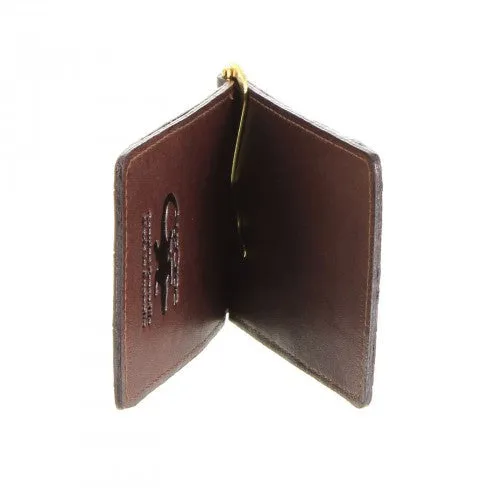 Crocodile Money Clip - Brown