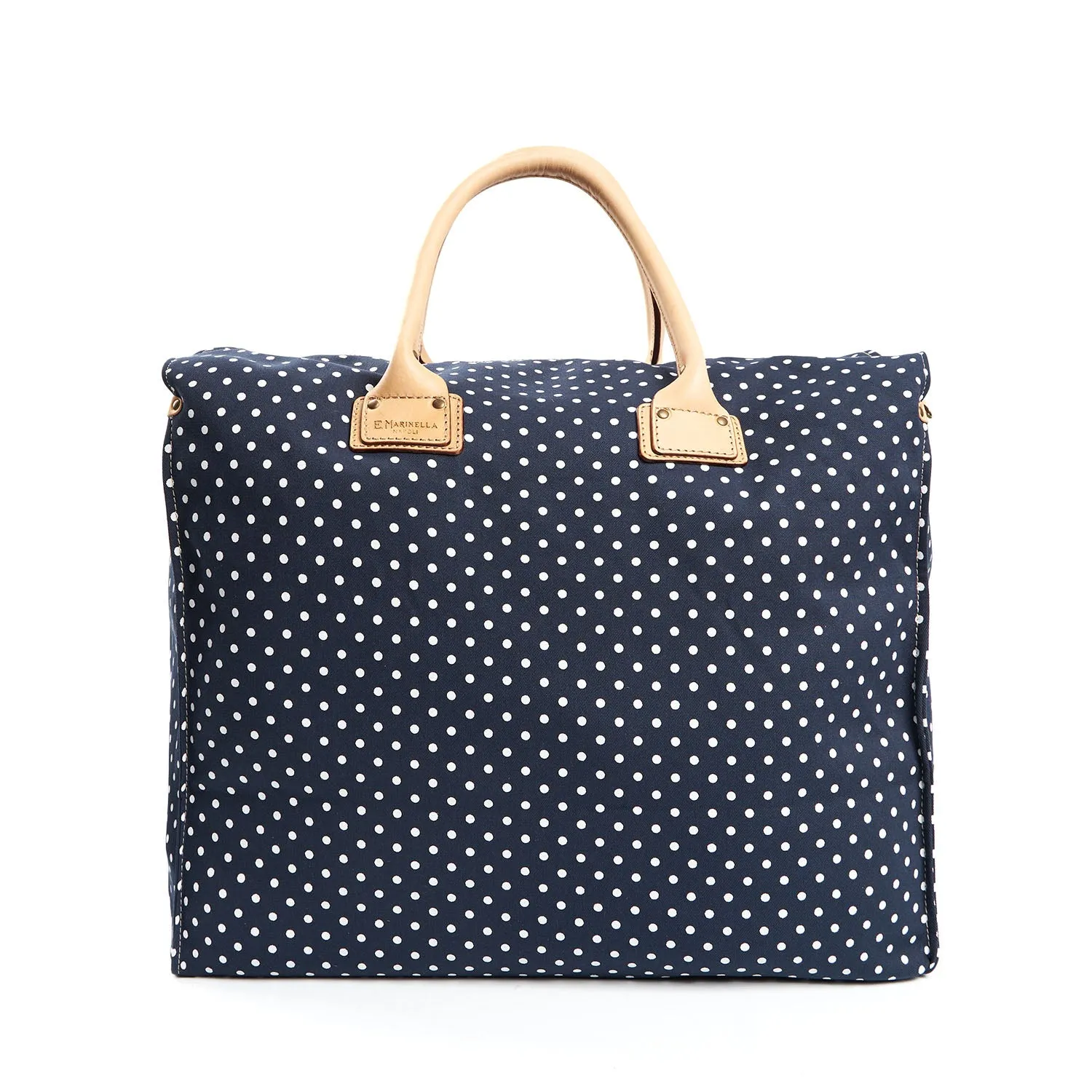 DARK BLUE DECOSTRUCTED WEEKEND BAG