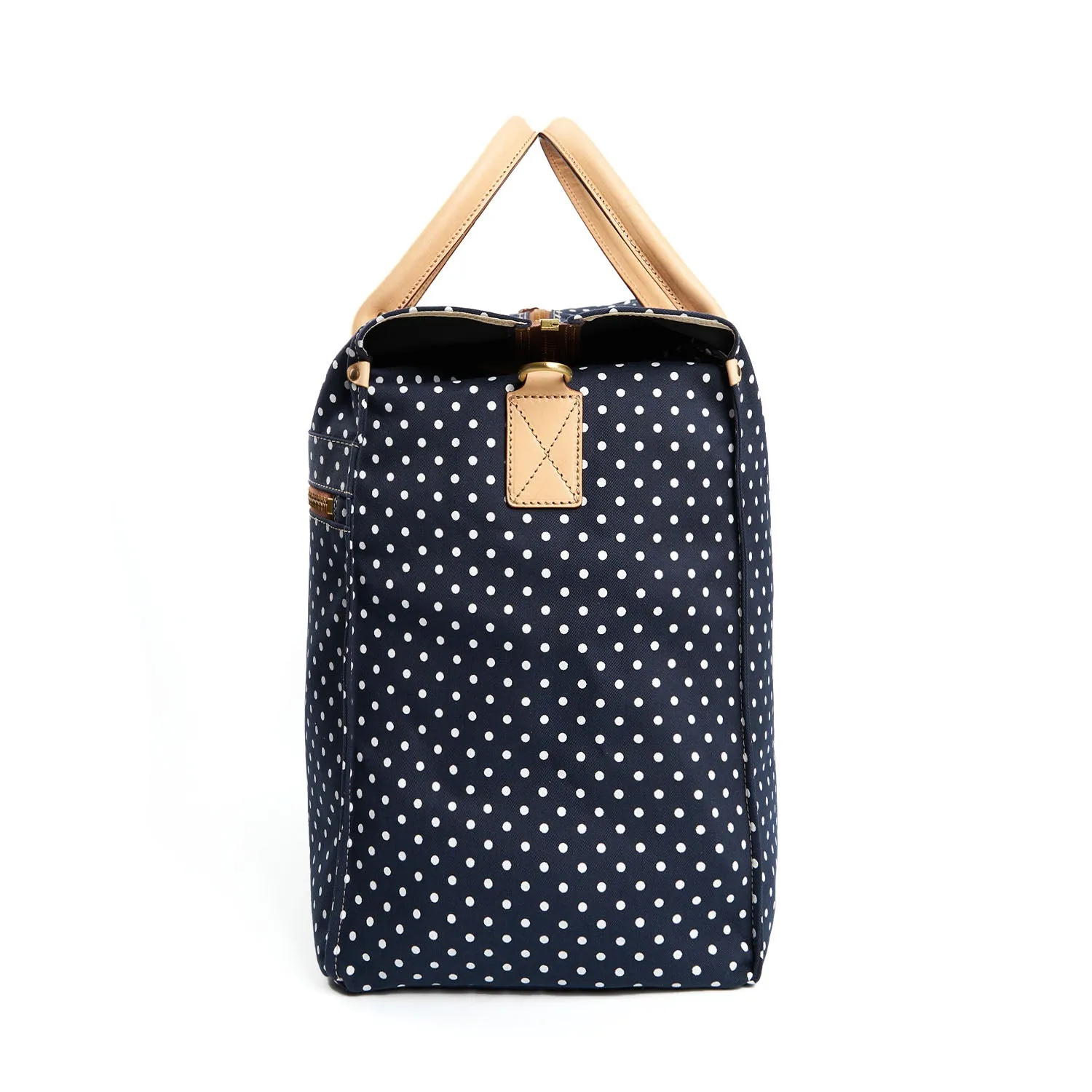 DARK BLUE DECOSTRUCTED WEEKEND BAG