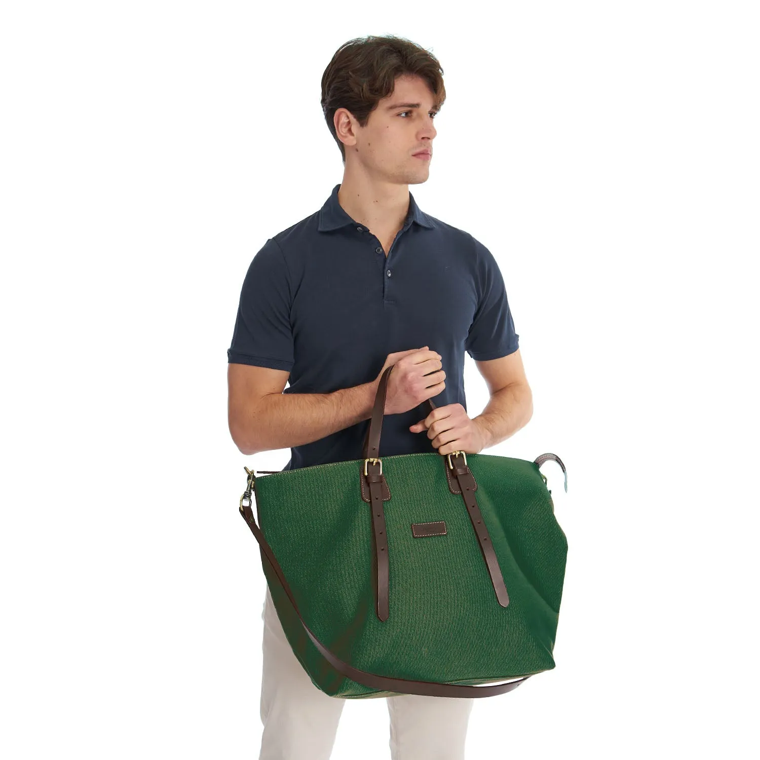 DARK GREEN WEEKEND BAG