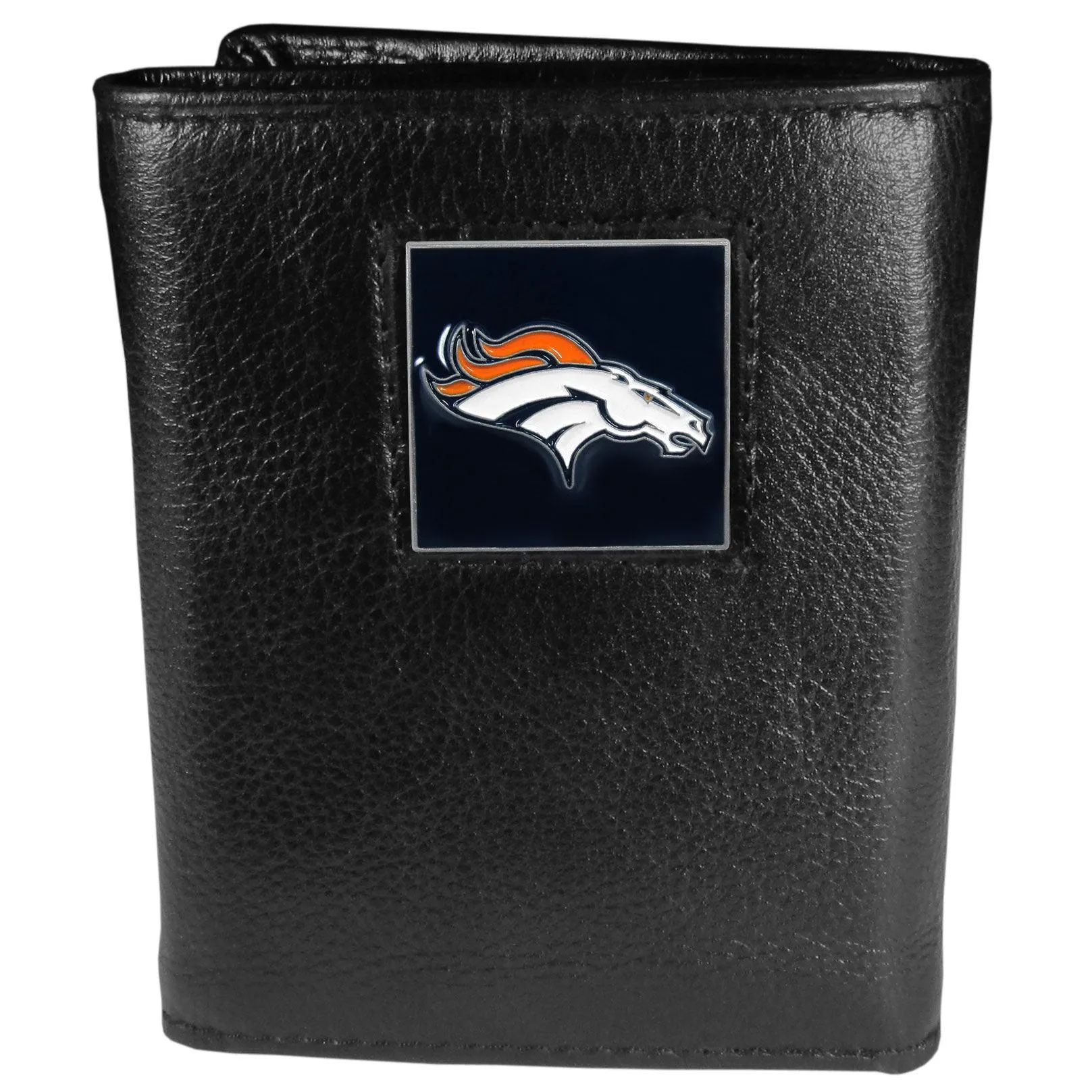 Denver Broncos Deluxe Leather Tri-fold Wallet