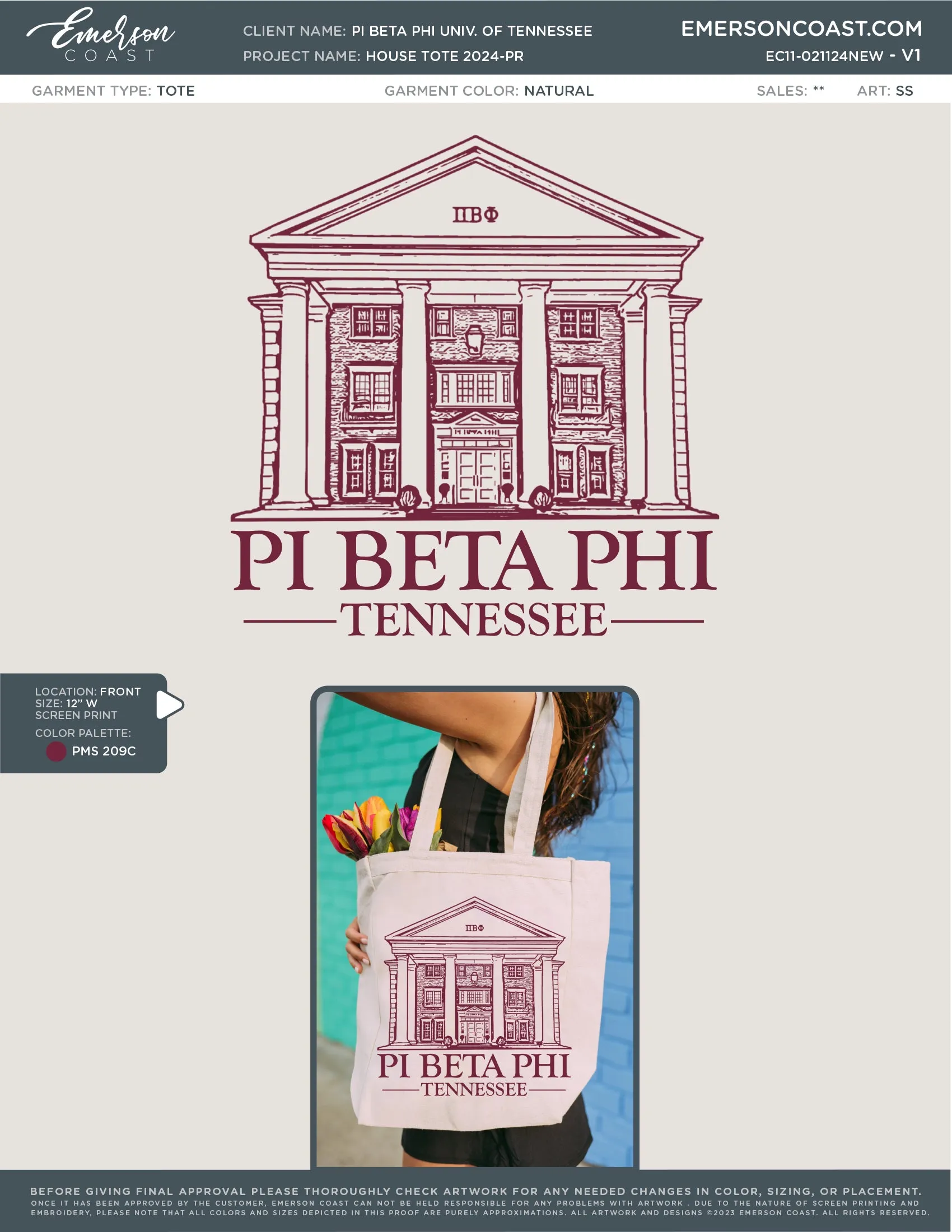 EC11-021124NEW Pi Beta Phi University of Tennessee House Tote 2024-PR