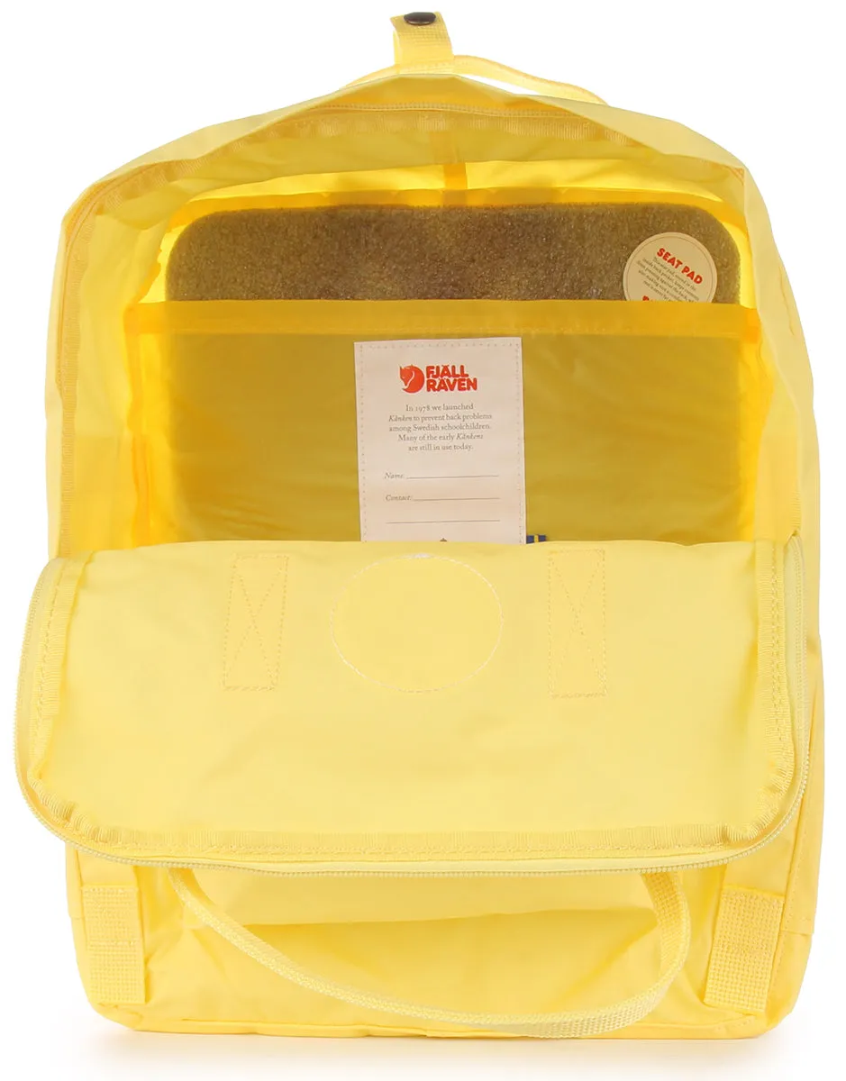 Fjallraven Kanken Backpack In Yellow