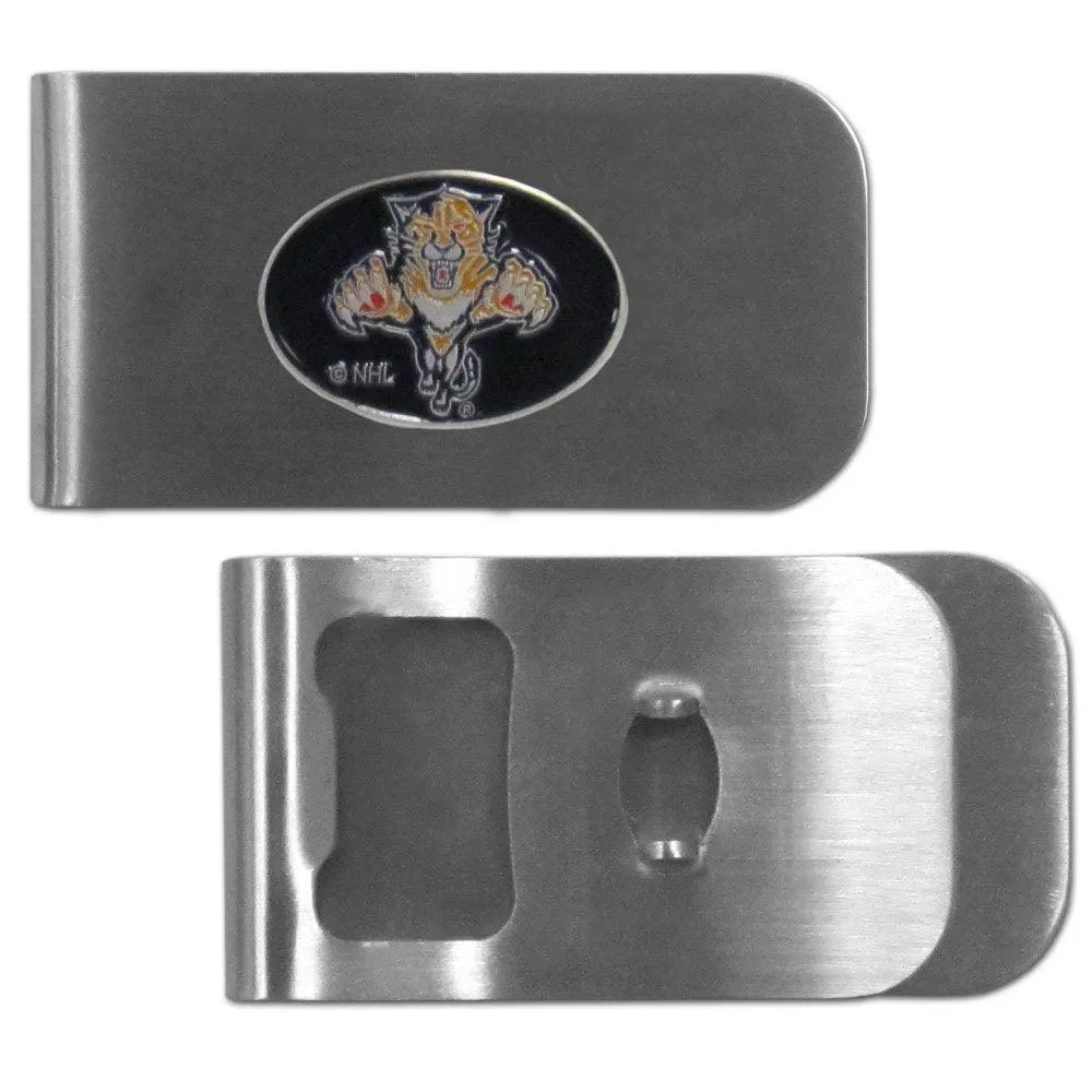 Florida Panthers® Bottle Opener Money Clip