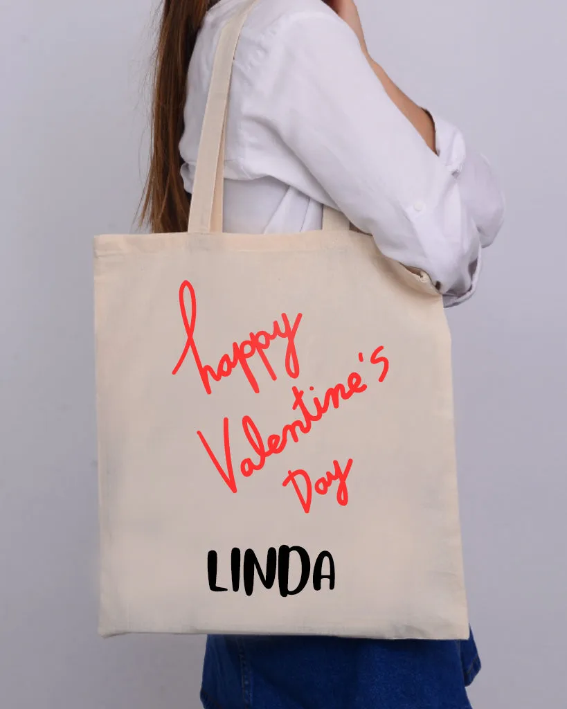 Happy Valentine's Day - Valentine's Tote Bag