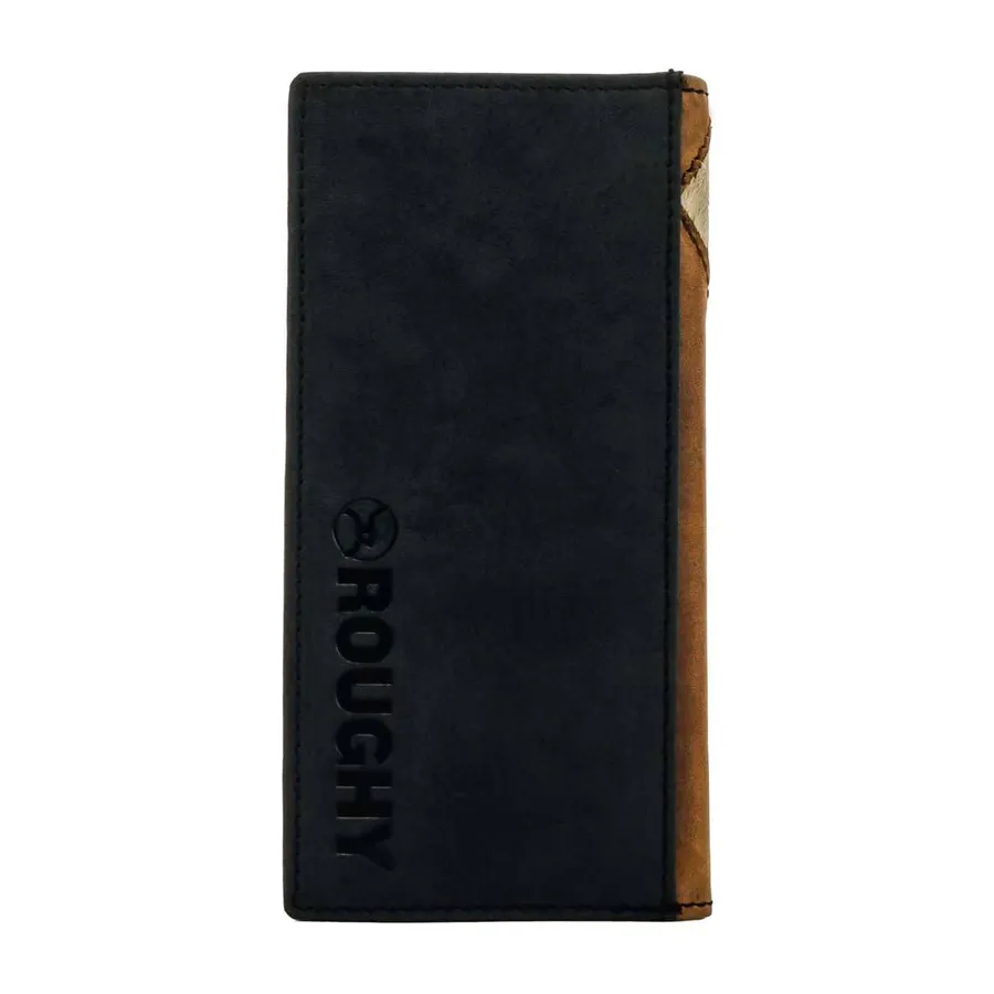 Hooey "Roughy Crazy Horse" Black/Tan  Rodeo Wallet RW004-TNBK