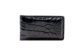 Jefferson American Alligator Magnetic Money Clip - Black