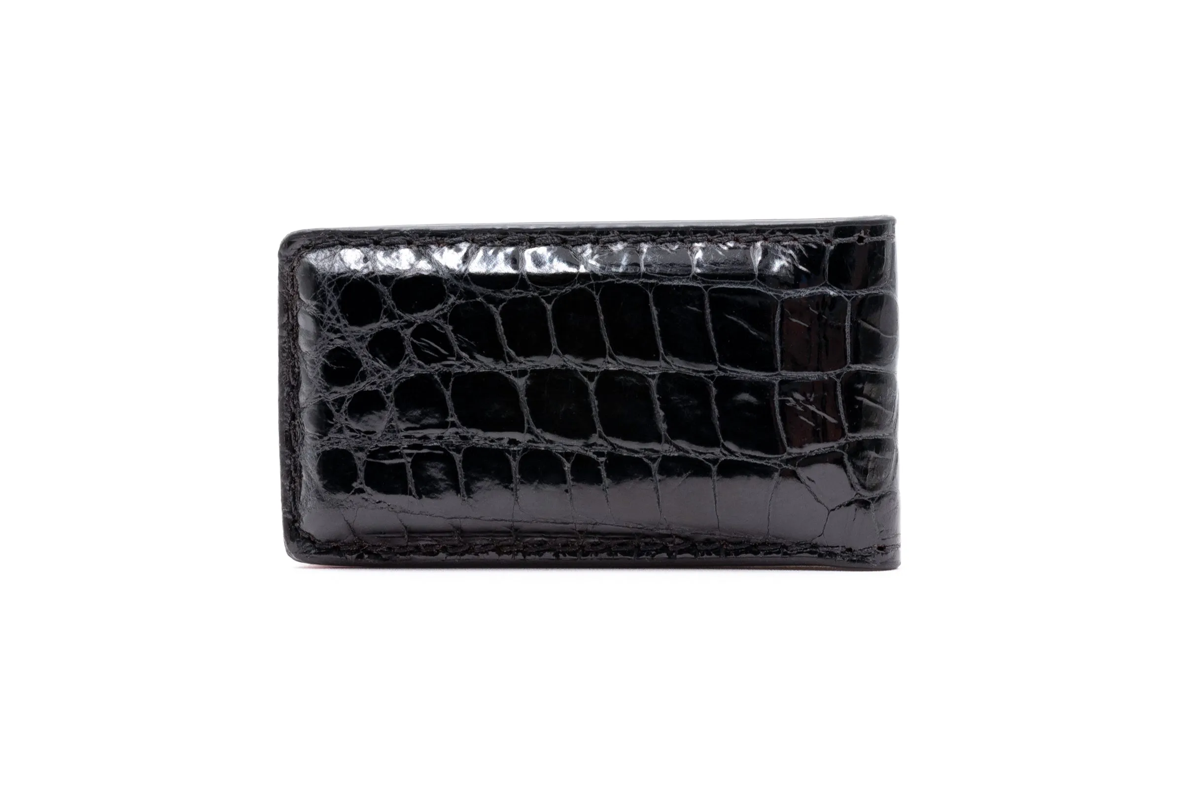 Jefferson American Alligator Magnetic Money Clip - Black