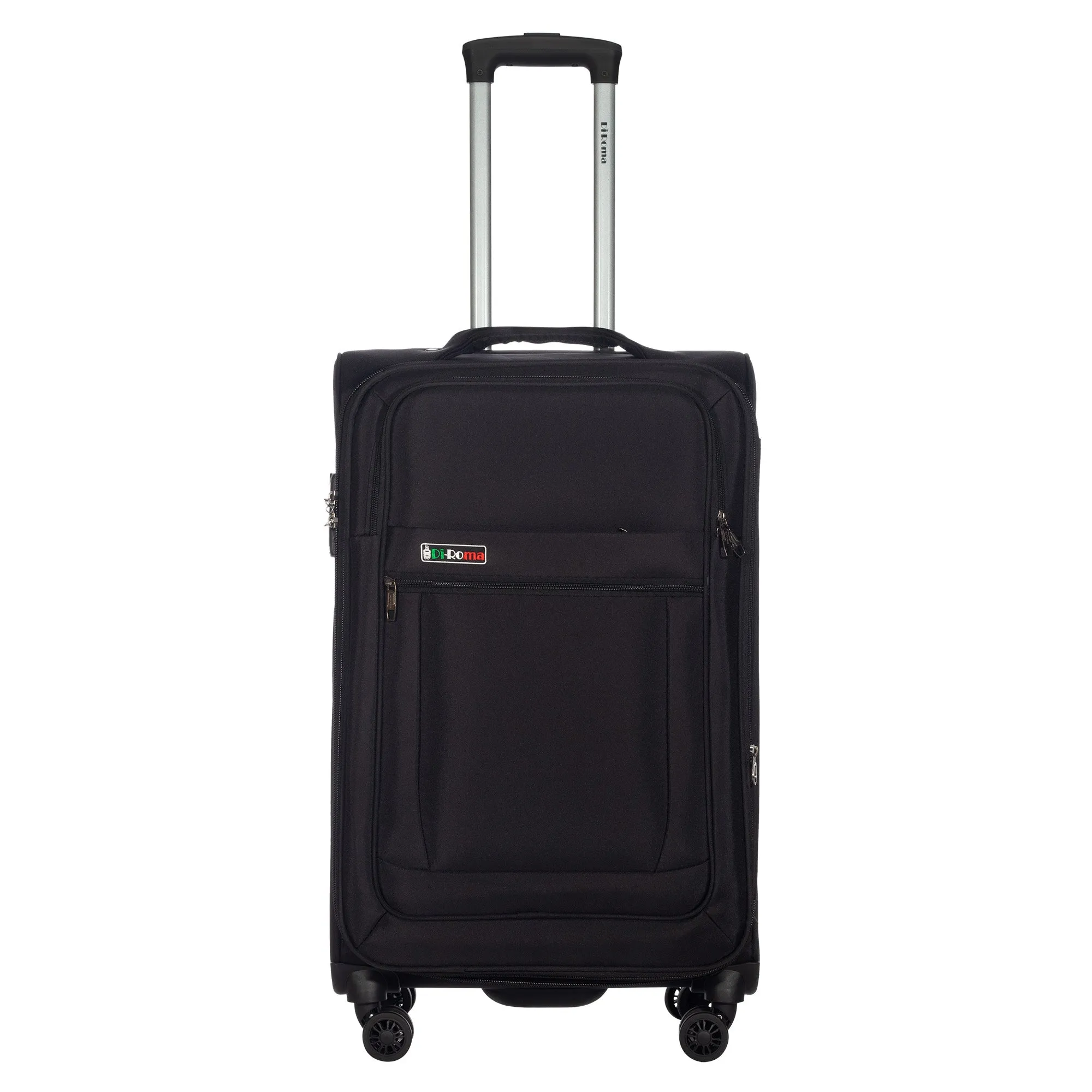 Luca Collection Black luggage (20/26/30") Suitcase