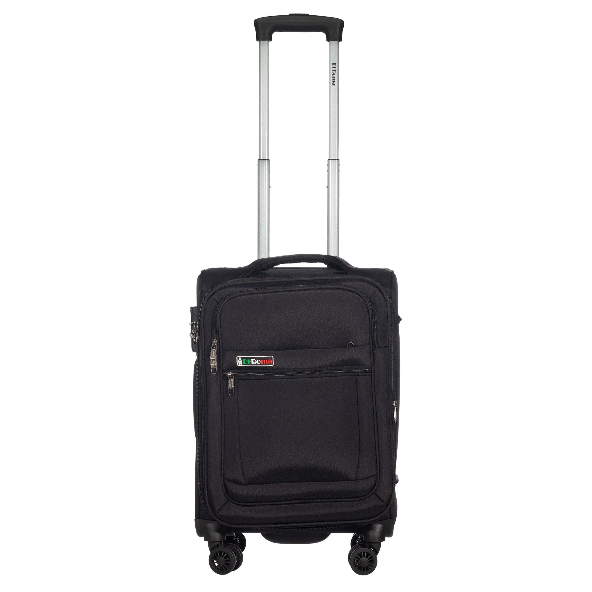 Luca Collection Black luggage (20/26/30") Suitcase