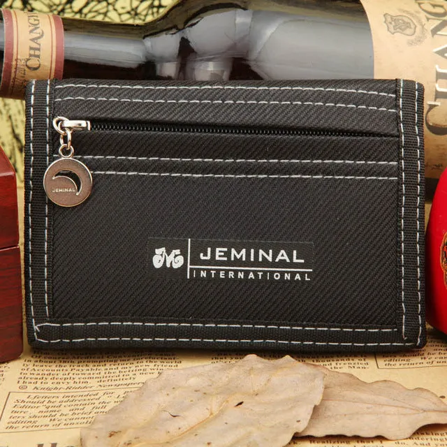 Men's Casual Style Canvas Wallet