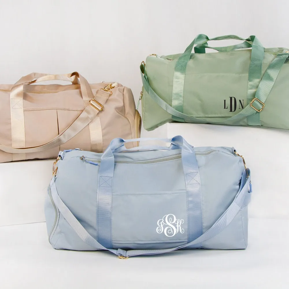 Monogrammed Weekender Bag