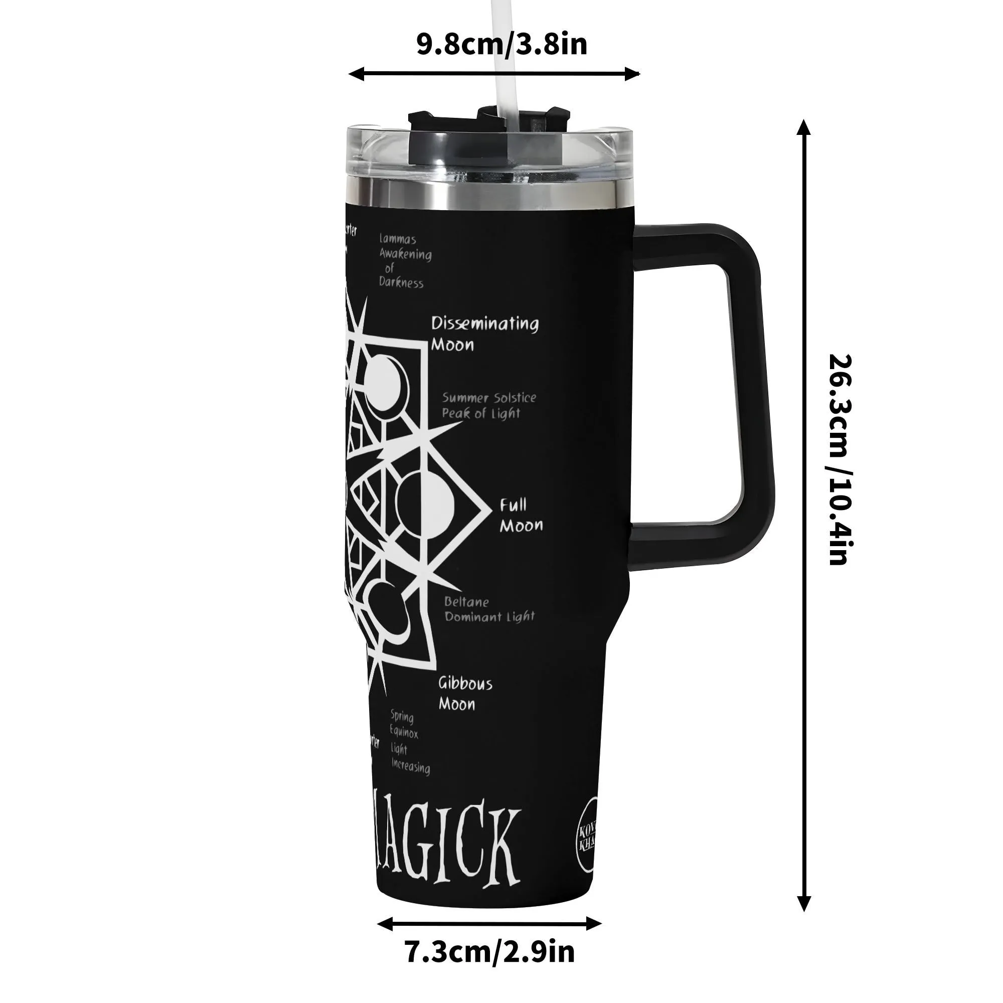 Moon Magick 40oz Stainless Steel Tumbler