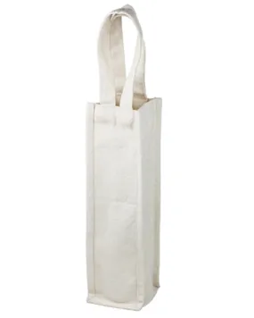 Natural White Canvas Wine Bag for Wedding Decorations