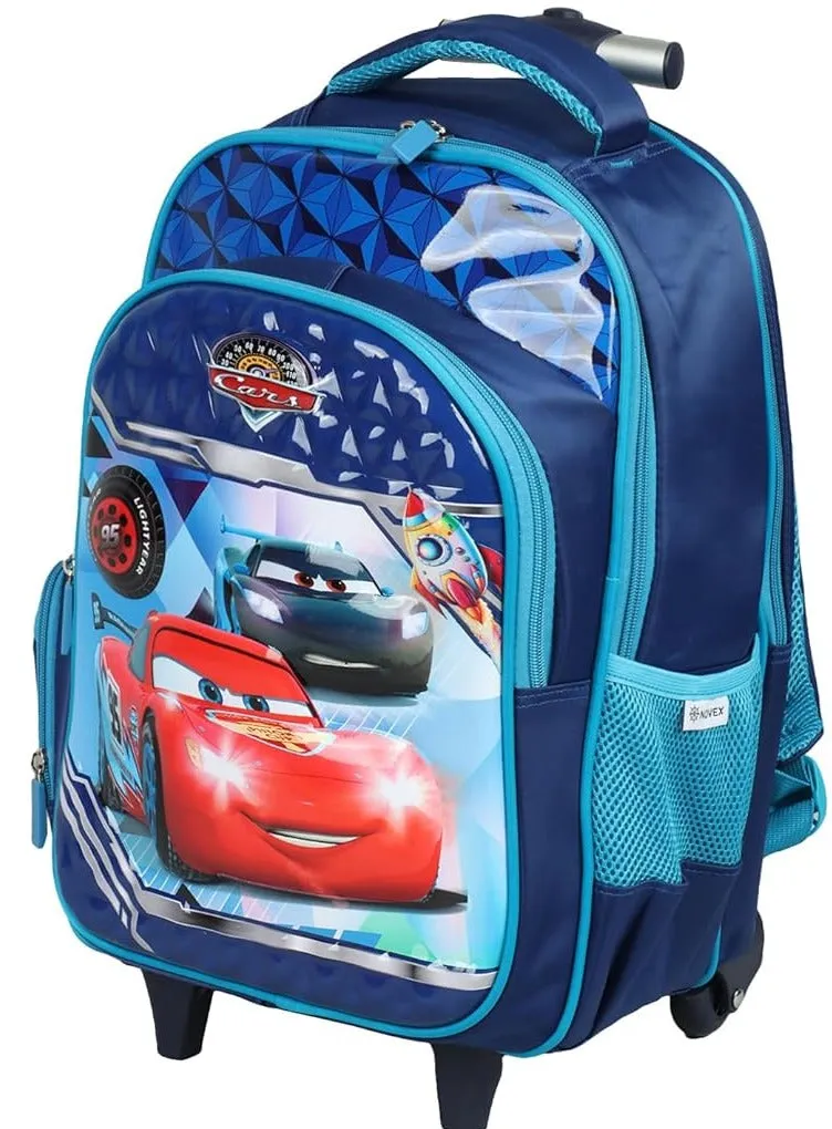 Novex Cars Backpack with Trolly  (Blue)