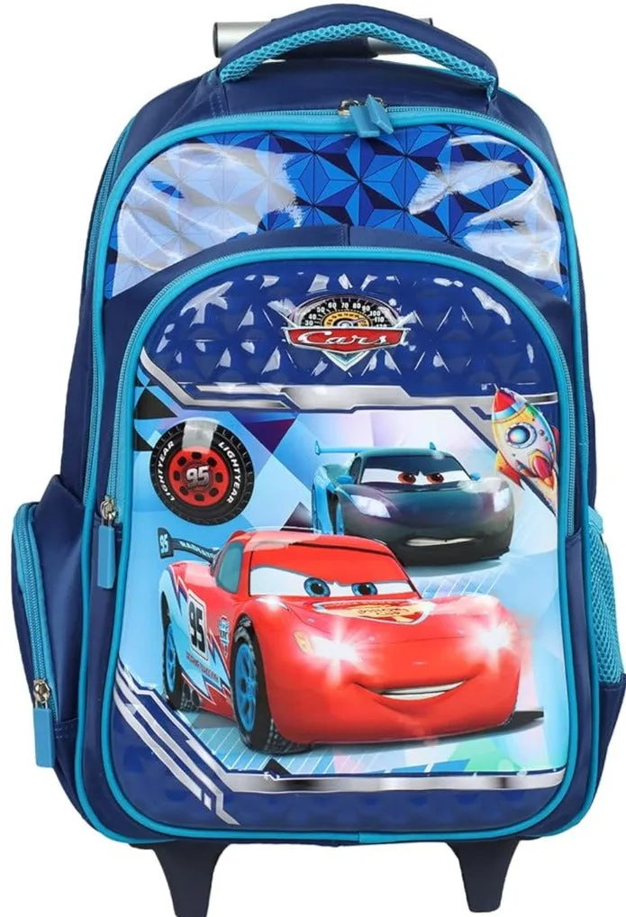 Novex Cars Backpack with Trolly  (Blue)