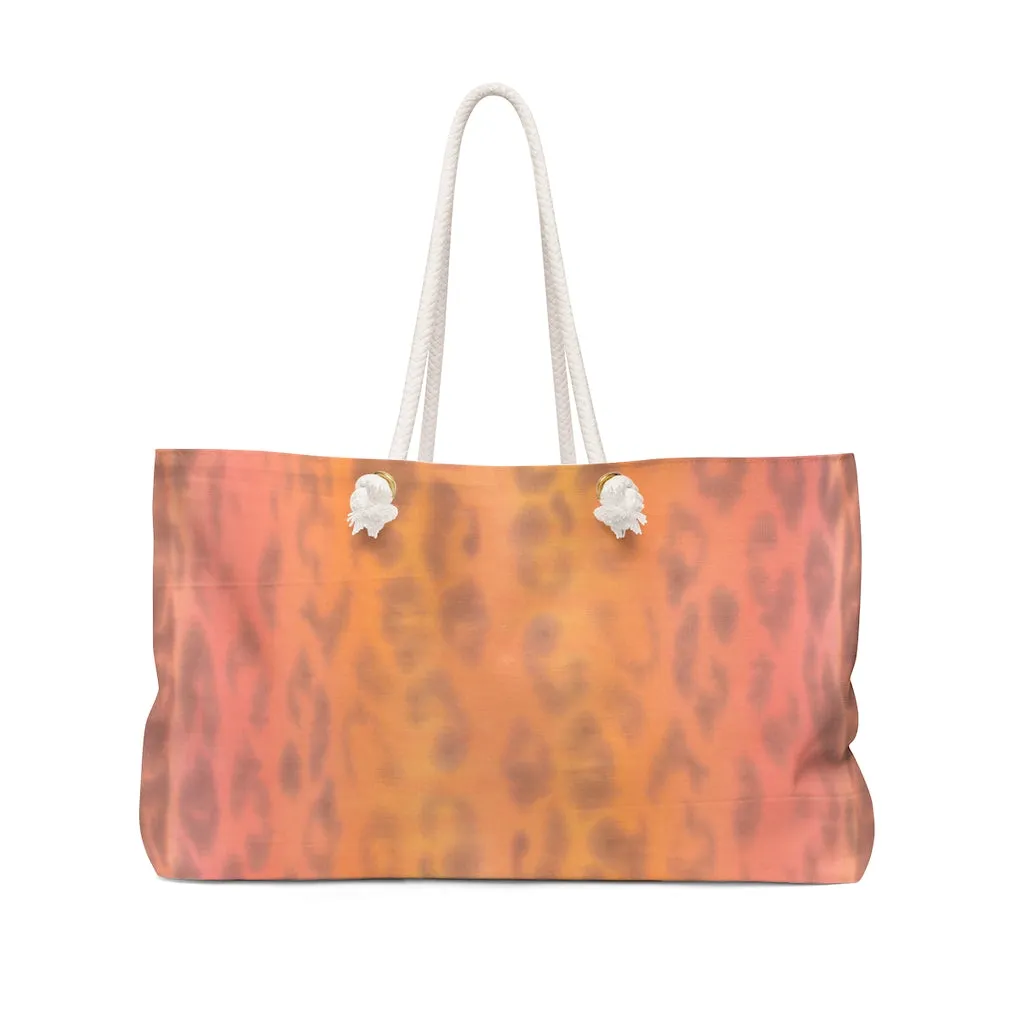 Ombre Leopard Weekender Bag