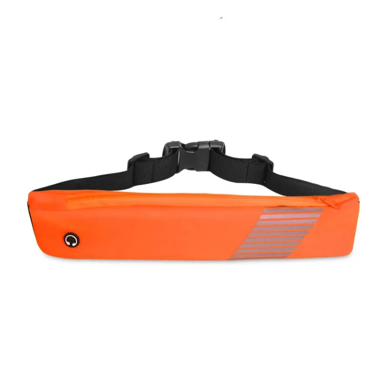 Outdoor Fitness Sports Waist Bag Multifunctional Running Invisible Close-Fitting Waist Bag(Orange)