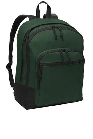 Polyester Backpack With Front Zippered Pocket