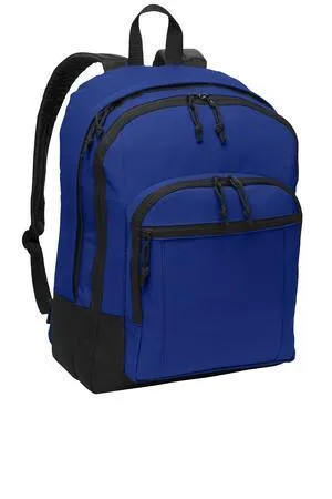 Polyester Backpack With Front Zippered Pocket