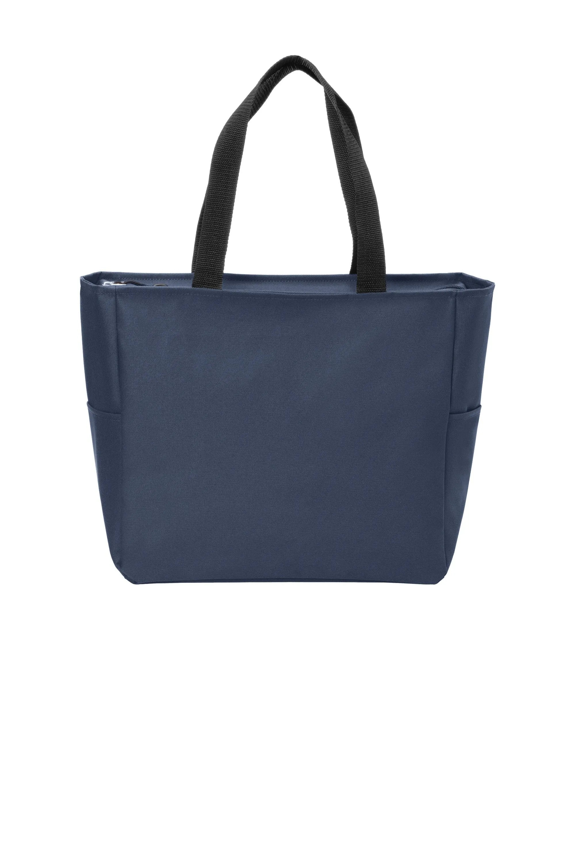 Polyester Improved Essential Tote Bags with Zippered Closure