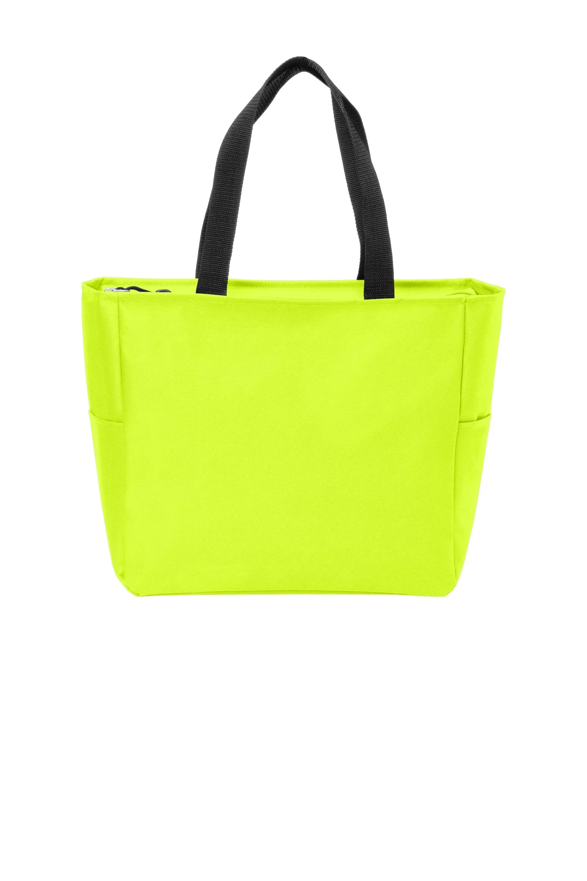 Polyester Improved Essential Tote Bags with Zippered Closure