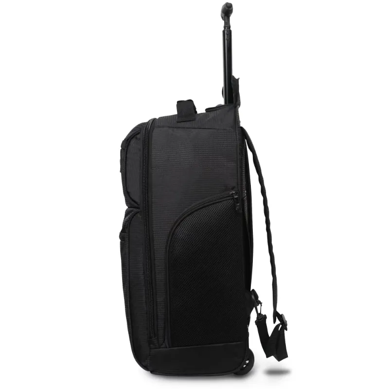 Protege 22 Black Rolling Backpack with Telescopic Handle 101