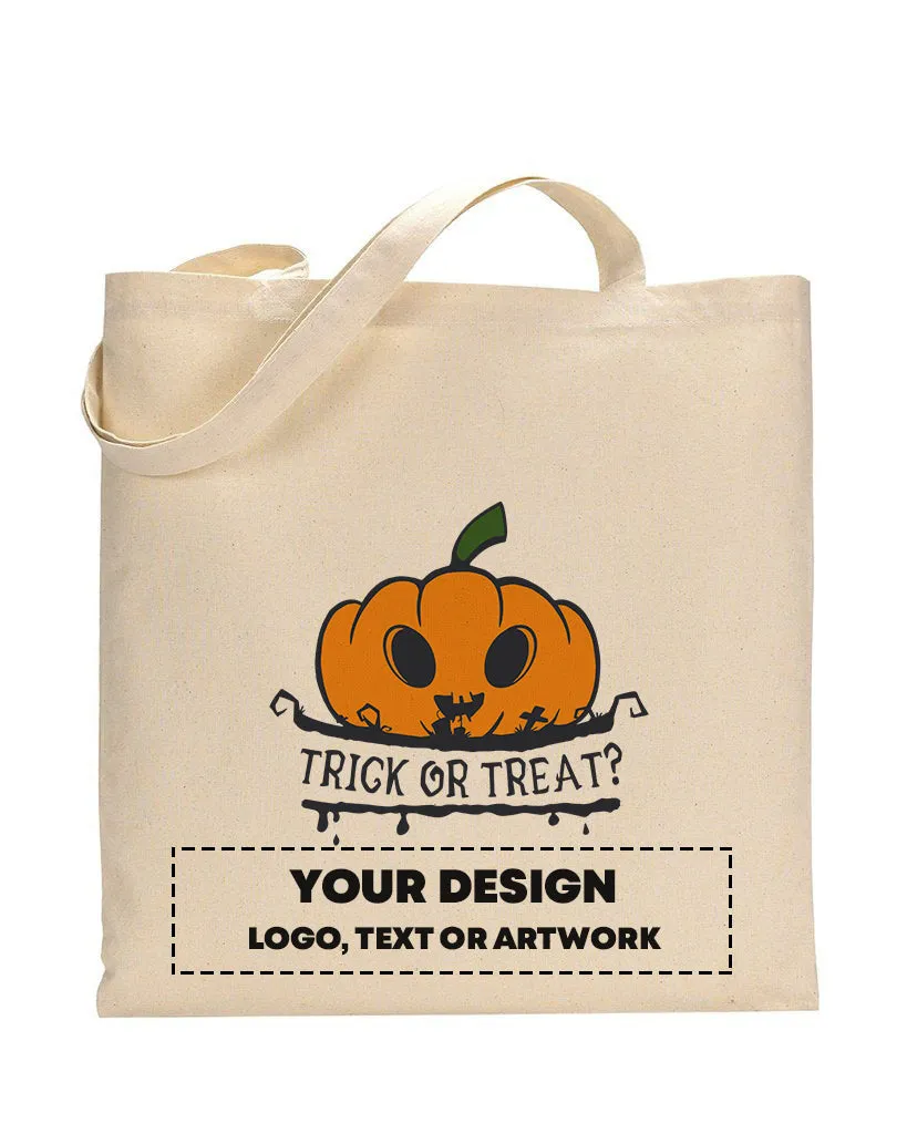 Pumpkin Trick or Treat? - Halloween Tote Bags