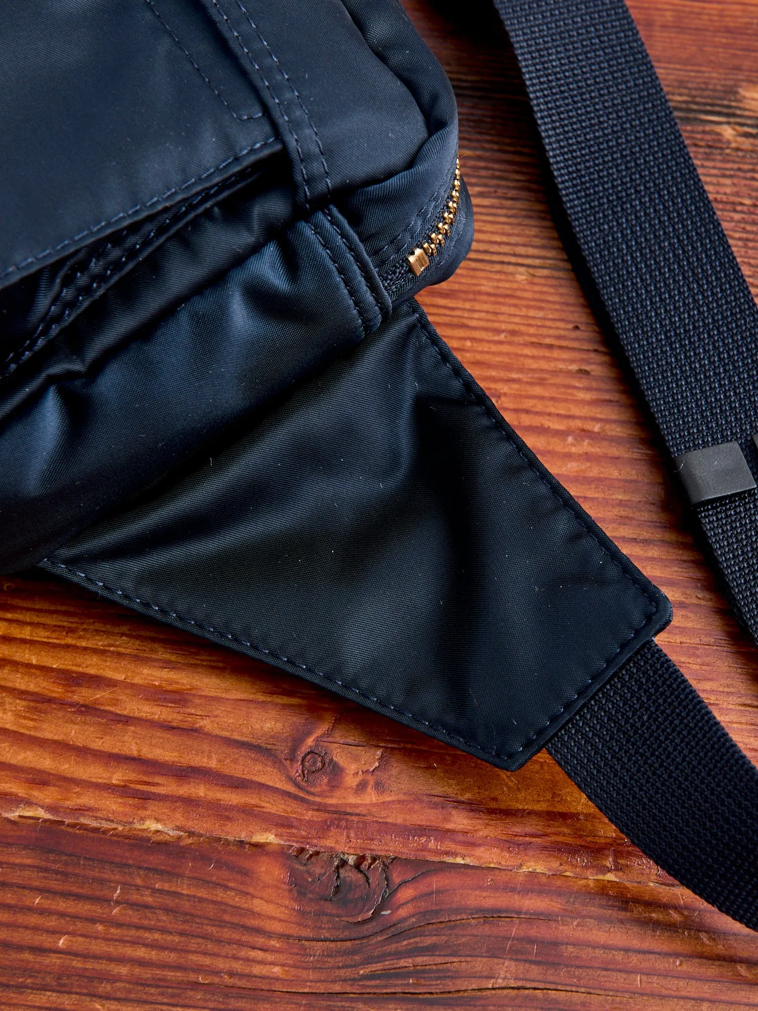 "Tanker" Waist Bag in Iron Blue