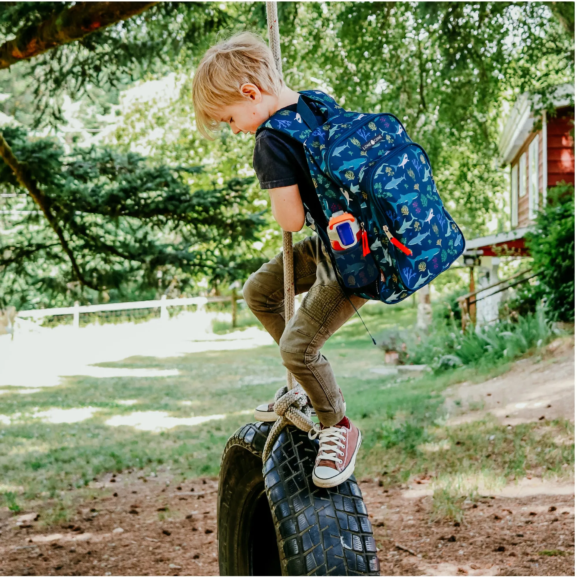 Shark School 15" Backpack