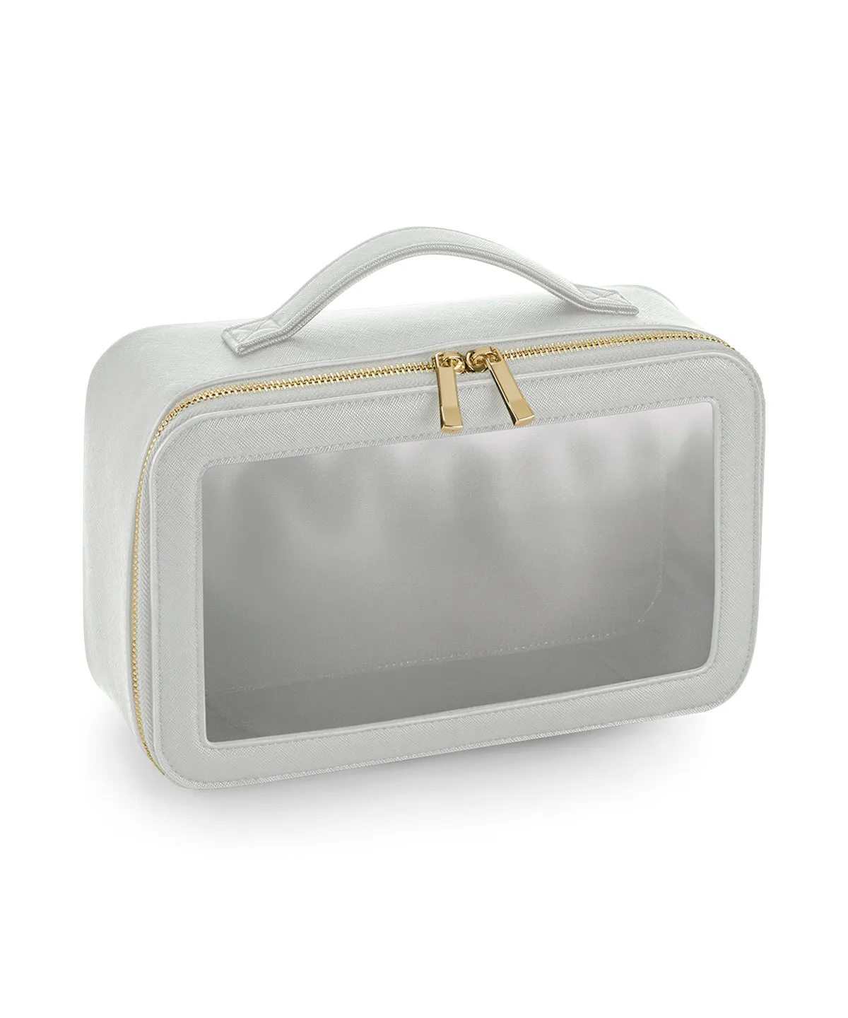 Soft Grey - Boutique clear window travel case