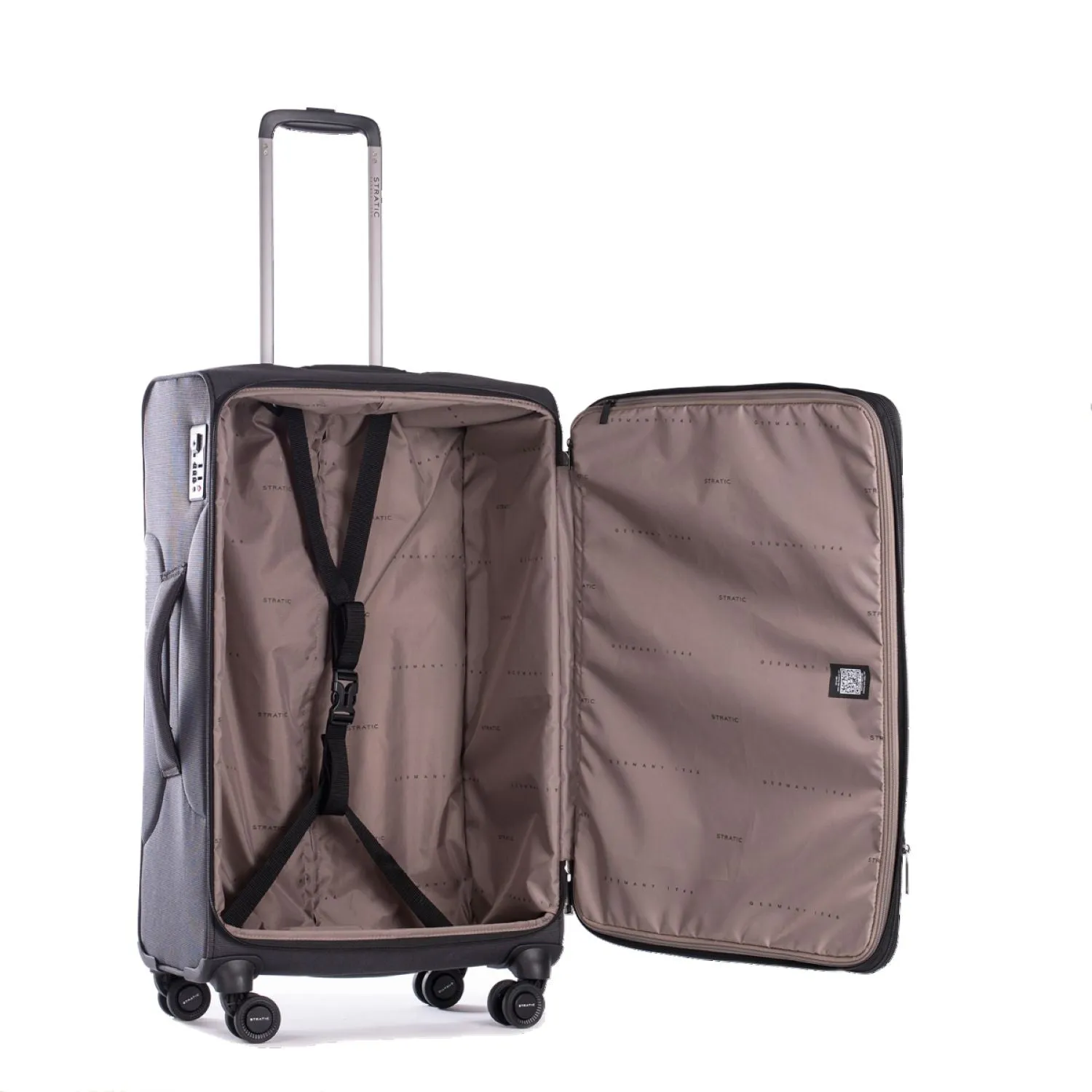 Stratic Bendigo Light   Suitcase M With Front Access Opening