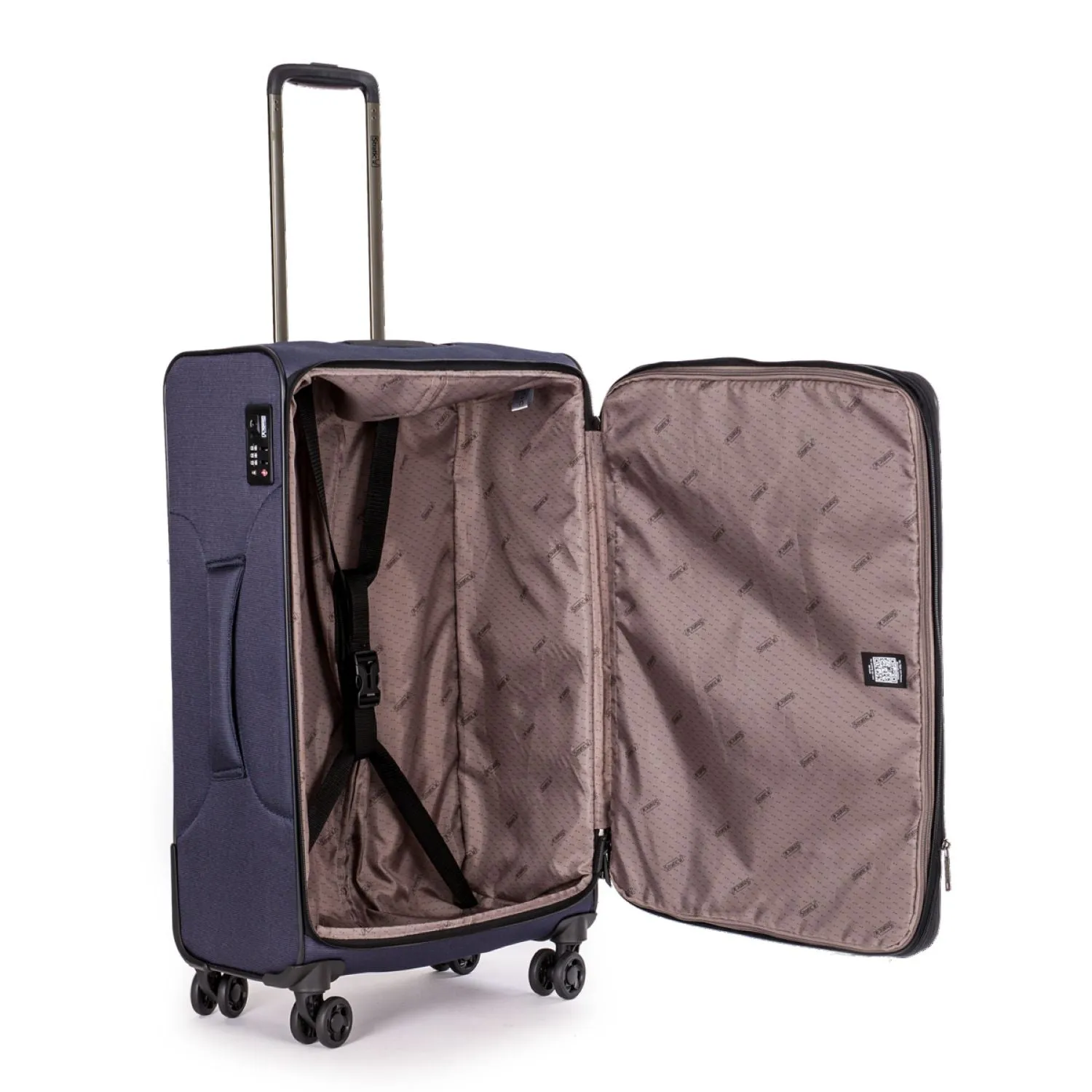 Stratic Bendigo Light   Suitcase M With Front Access Opening