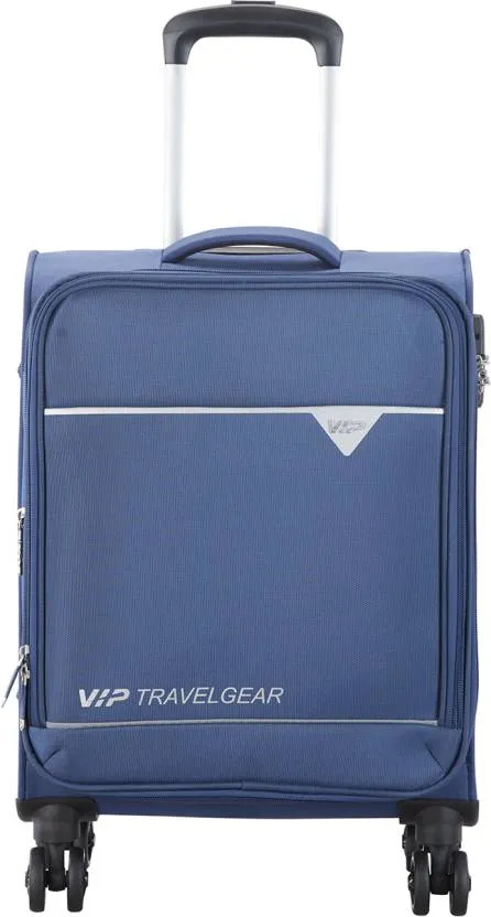 VIP Experia 55cm Soft Trolley Blue, EXPERIA55BLU