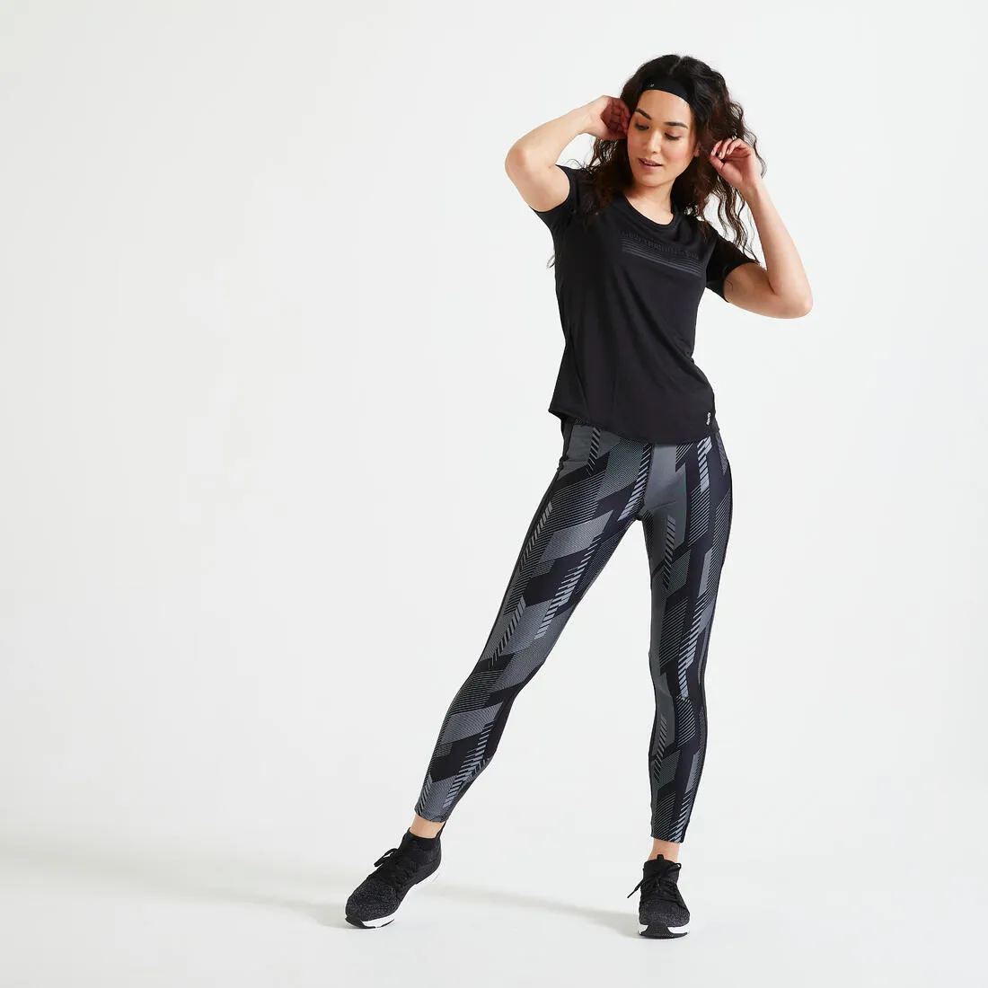 Women's Fitness Leggings with Pocket - Smoky