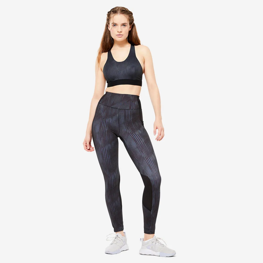 Women's Fitness Leggings with Pocket - Smoky